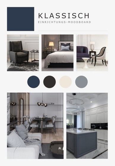 Moodboard Der Klassisch-Elegante